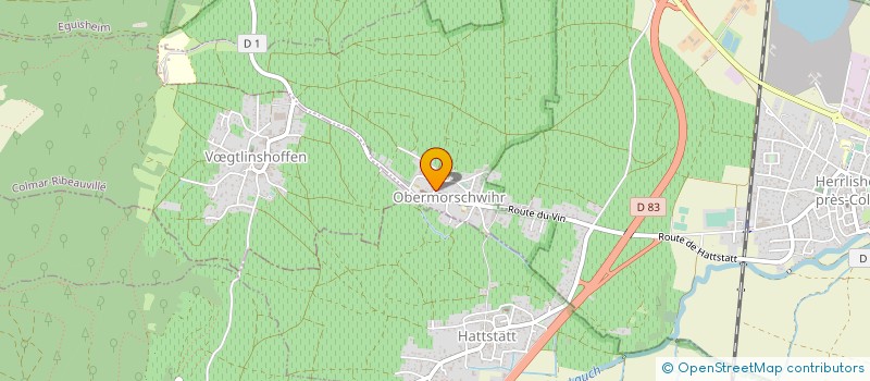 localisation de l'entreprise TASTY VEGGIES  EGUISHEIM