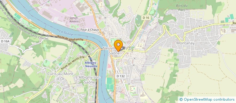 localisation de l'entreprise TASTYS FOOD à NEUVILLE-SUR-SAONE
