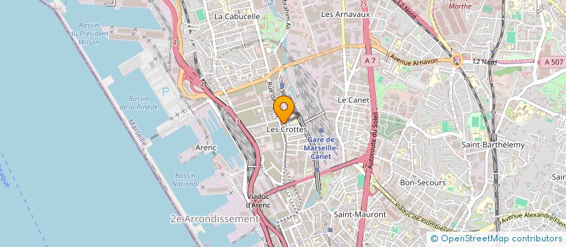 localisation de l'entreprise TAT à MARSEILLE