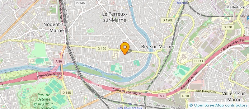 localisation de l'entreprise TAT ET CLEFS  LE PERREUX-SUR-MARNE