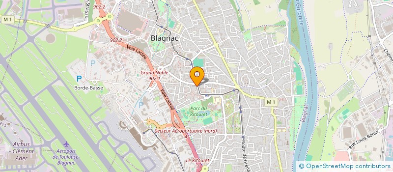 localisation de l'entreprise TAT SUN LES PINS  BLAGNAC