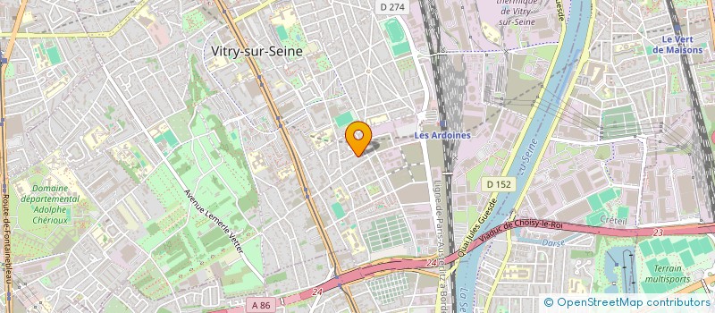 localisation de l'entreprise TAT TECHNOLOGIES à VITRY-SUR-SEINE