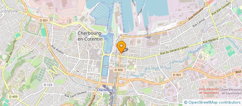 localisation de l'entreprise TATA & AMMAMA à CHERBOURG-EN-COTENTIN