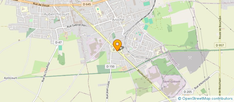 localisation de l'entreprise TATA PIZZA 59 à ANICHE