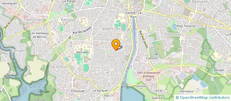 localisation de l'entreprise TATA POP à VANNES