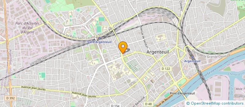 localisation de l'entreprise TATA TRANSPORTS à ARGENTEUIL