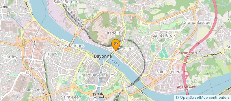 localisation de l'entreprise TATAGUE à BAYONNE