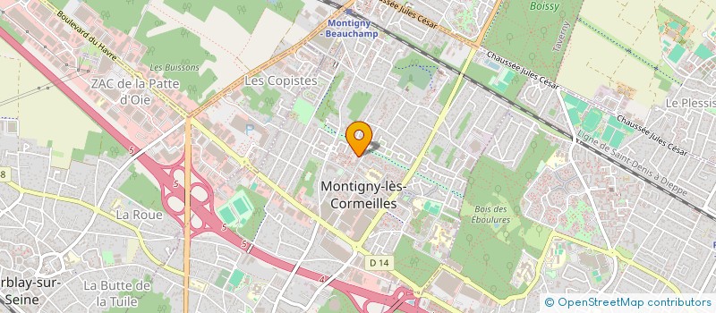 localisation de l'entreprise TATAI  MONTIGNY-LES-CORMEILLES