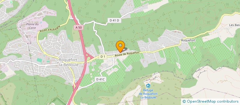 localisation de l'entreprise TATANE  ROQUEFORT-LA-BEDOULE