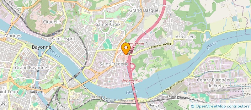 localisation de l'entreprise TATANKAS à BAYONNE