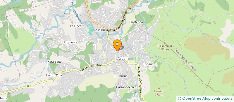 localisation de l'entreprise TATAO ITURGINTZA  ASCAIN