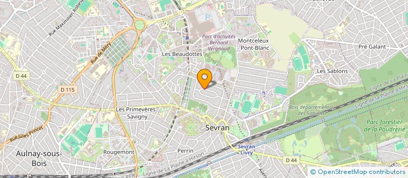localisation de l'entreprise TATASCI à SEVRAN