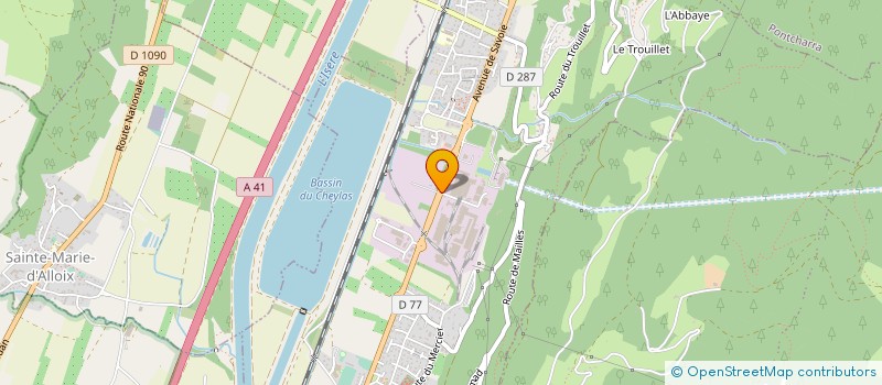 localisation de l'entreprise TATEC SOLUTIONS à LE CHEYLAS