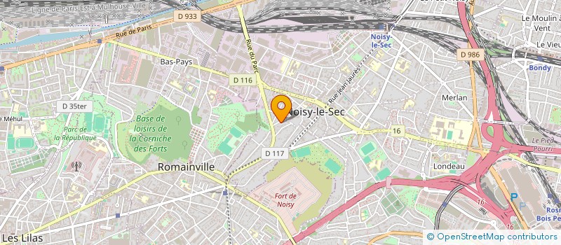 localisation de l'entreprise TATEME à NOISY-LE-SEC