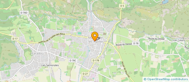 localisation de l'entreprise TATIALINE à MAUSSANE-LES-ALPILLES