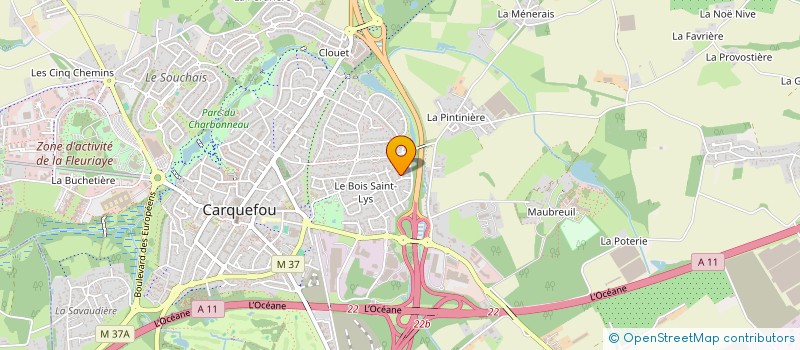 localisation de l'entreprise TATIANA IMMOBILIER  CARQUEFOU