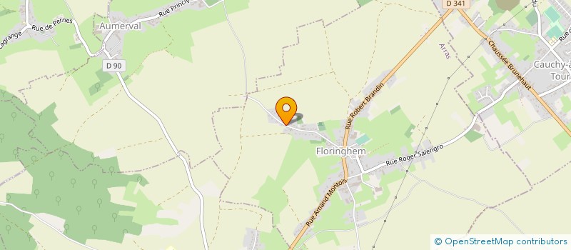 localisation de l'entreprise TATIANA LEBORGNE CHARPENTE COUVERTURE  FLORINGHEM