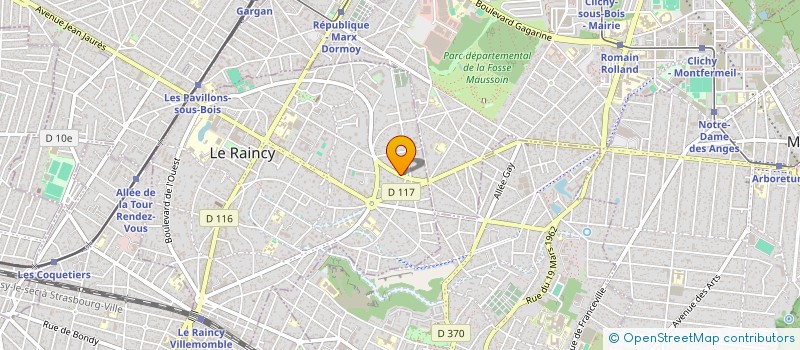 localisation de l'entreprise TATIANA SARL  LE RAINCY
