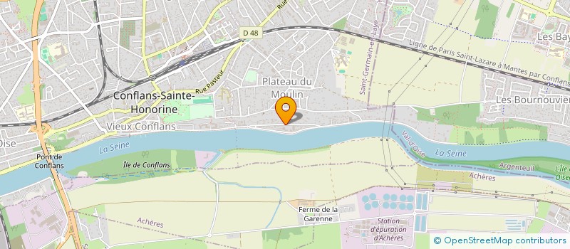 localisation de l'entreprise TATIANAS DESIGN & CO  CONFLANS SAINTE HONORINE
