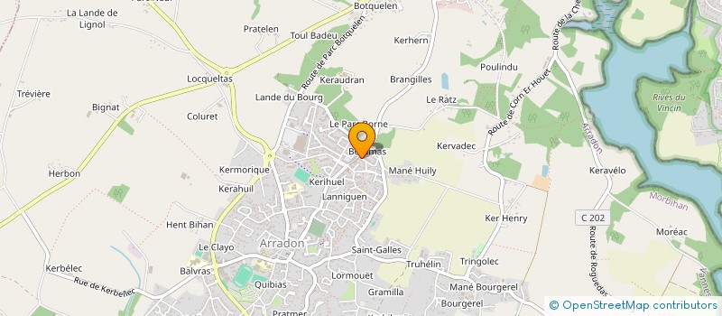 localisation de l'entreprise TATIBOUET AGJ à ARRADON