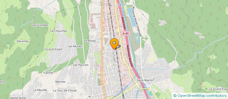 localisation de l'entreprise TATIMMO à SALLANCHES