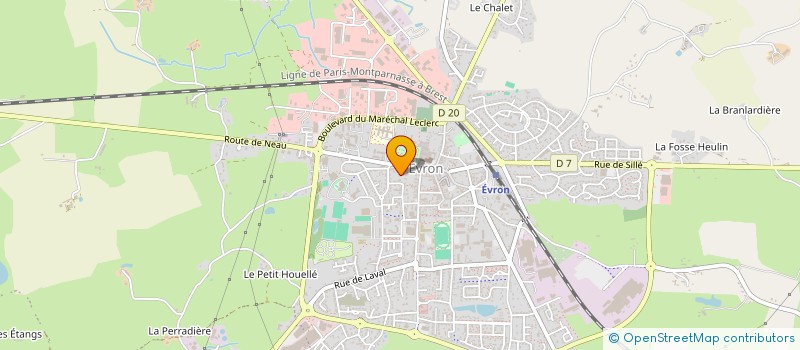 localisation de l'entreprise TATIN ASSAINISSEMENT à EVRON