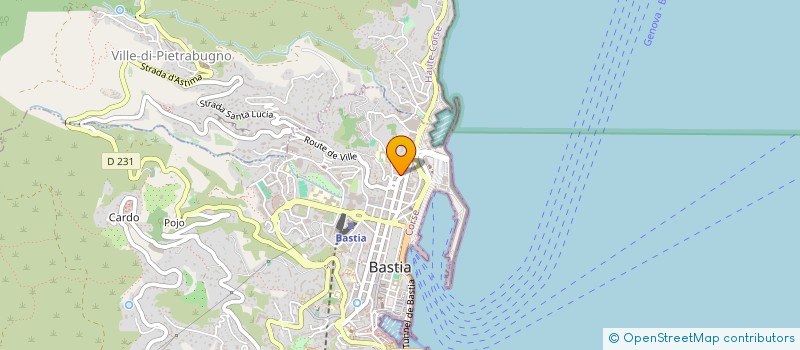 localisation de l'entreprise TATINOUS à BASTIA