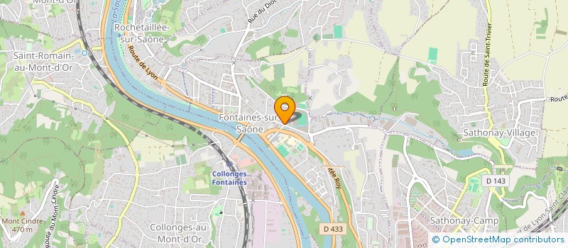 localisation de l'entreprise TATMBA ALINE à FONTAINES-SUR-SAONE