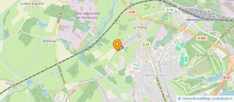 localisation de l'entreprise TATO  MONTCHANIN