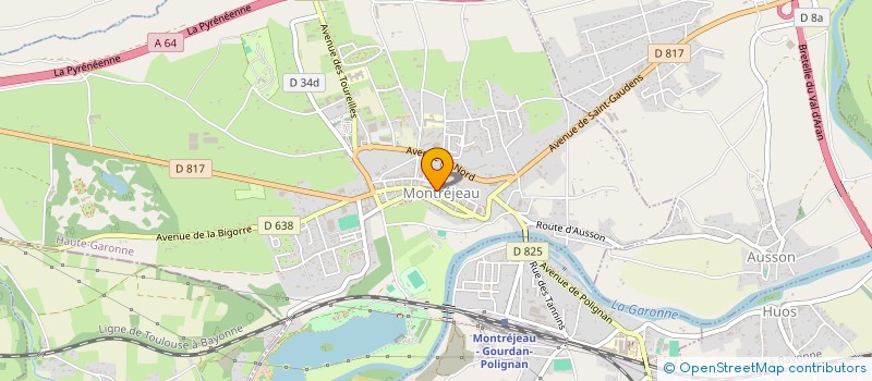 localisation de l'entreprise TATO PRODUCTIONS  MONTREJEAU