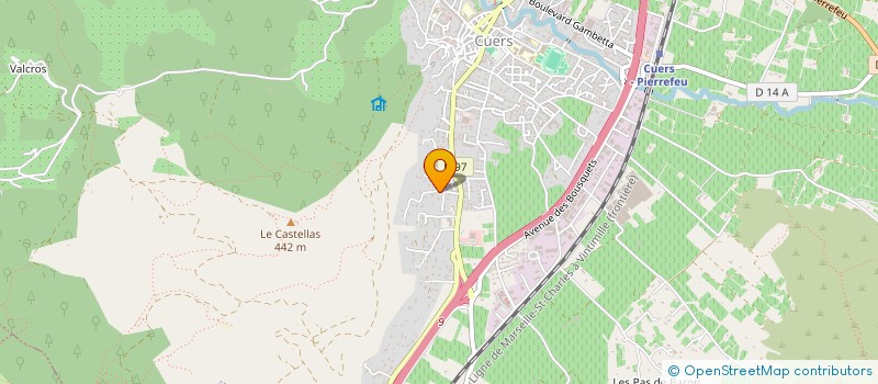 localisation de l'entreprise TATOE à CUERS
