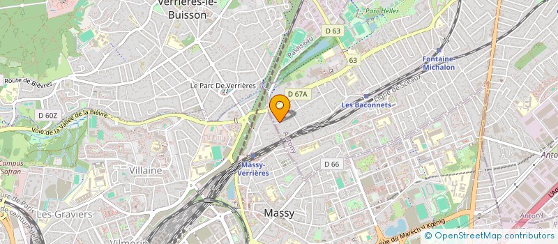 localisation de l'entreprise TATOF à ANTONY