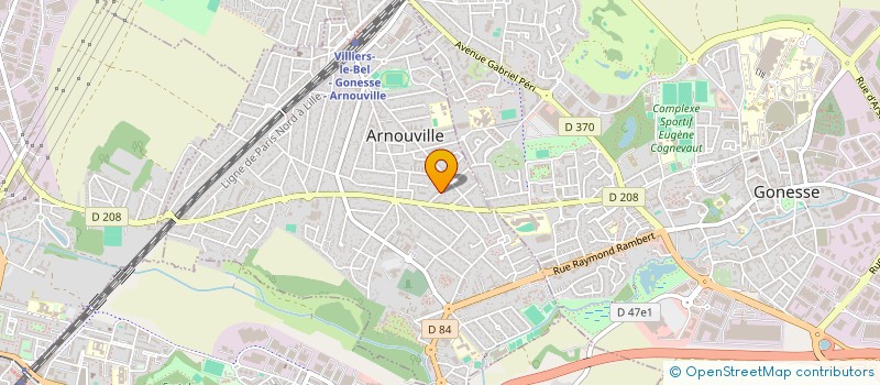 localisation de l'entreprise TATOS à ARNOUVILLE