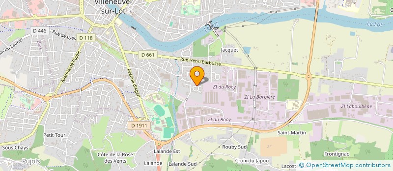 localisation de l'entreprise TATOU  BIAS