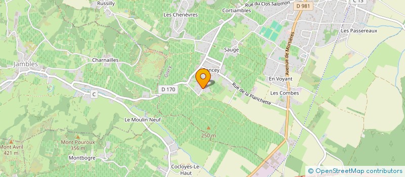 localisation de l'entreprise TATRAUX JEAN ET FILS à GIVRY