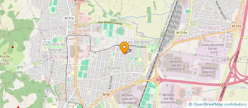 localisation de l'entreprise TATRY VIGNAL LMNP  CLERMONT-FERRAND