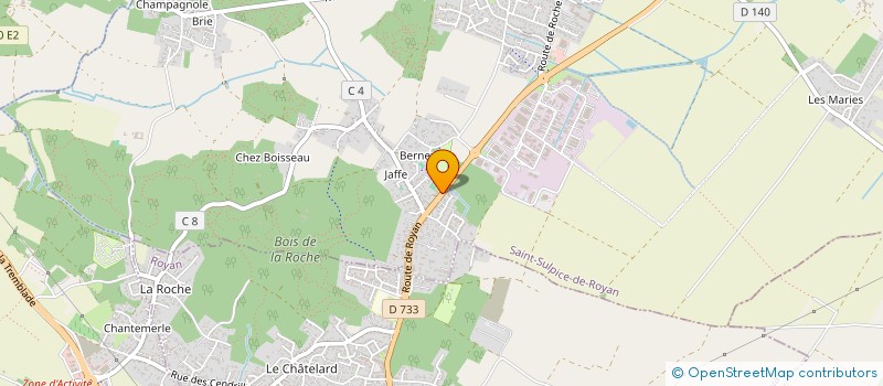 localisation de l'entreprise TATSU DOJO  SAINT-SULPICE-DE-ROYAN