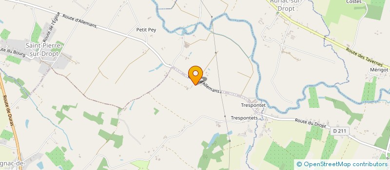 localisation de l'entreprise TATTO PASCAL  LEVIGNAC-DE-GUYENNE