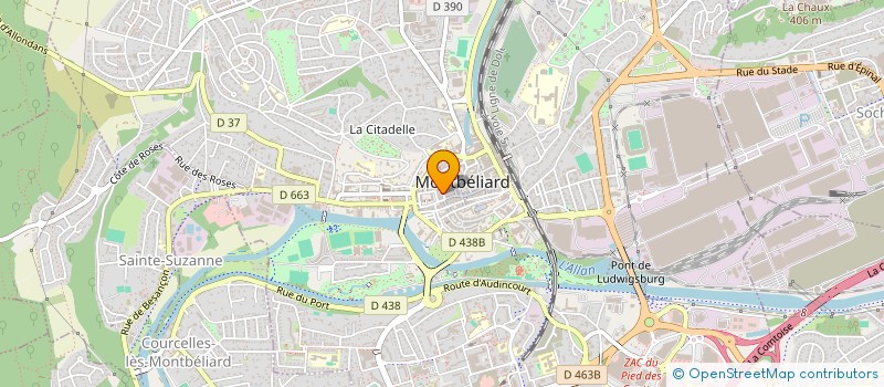 localisation de l'entreprise TATTOO EVENTS  MONTBELIARD