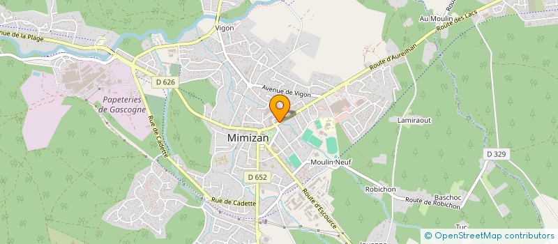 localisation de l'entreprise TATTOO LANDES à MIMIZAN