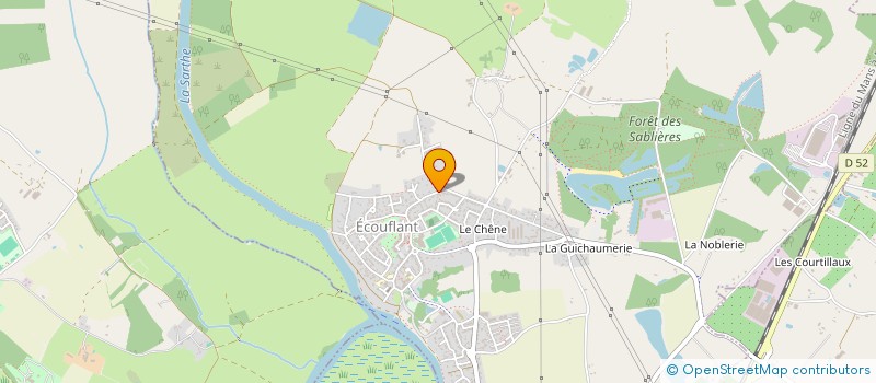 localisation de l'entreprise TATTOO STUDIO TEWFICK  ECOUFLANT