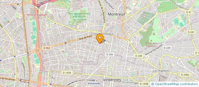 localisation de l'entreprise TATTOOIN BEAT à MONTREUIL