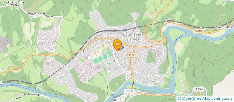 localisation de l'entreprise TATTU BLD  BAUME LES DAMES