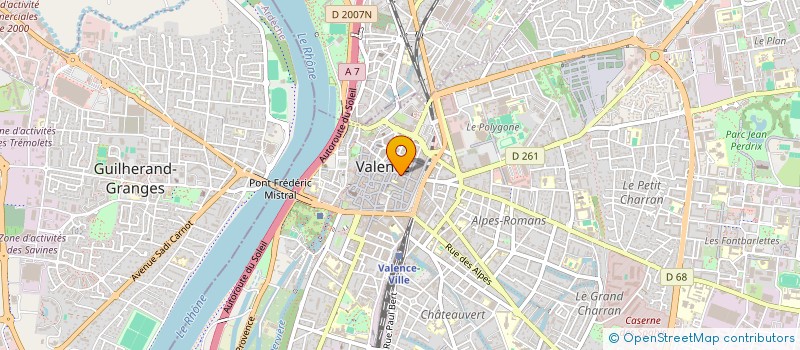 localisation de l'entreprise TATUM CRISTAL  VALENCE