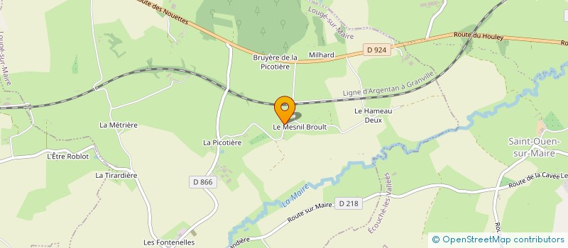 localisation de l'entreprise TATY COCOTTE  LOUGE-SUR-MAIRE