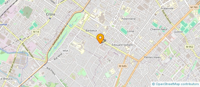 localisation de l'entreprise TAU  ROUBAIX