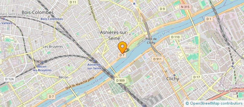 localisation de l'entreprise TAUBANNA à ASNIERES-SUR-SEINE