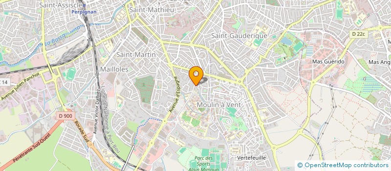 localisation de l'entreprise TAUDA  PERPIGNAN