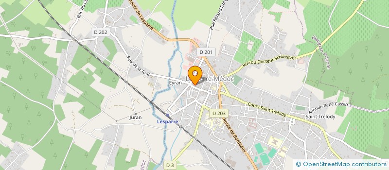 localisation de l'entreprise TAUDIN-FRANCOIS-GUENARD  LESPARRE-MEDOC
