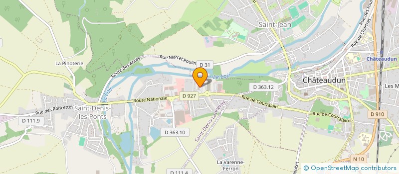 localisation de l'entreprise TAUDUN à SAINT-DENIS-LANNERAY
